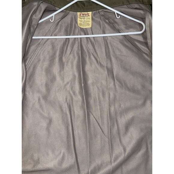 VTG Scentlok Classic Men's Zip Up XL Jacket Olive Green Hunting Logo Made in USA - Picture 10 of 10